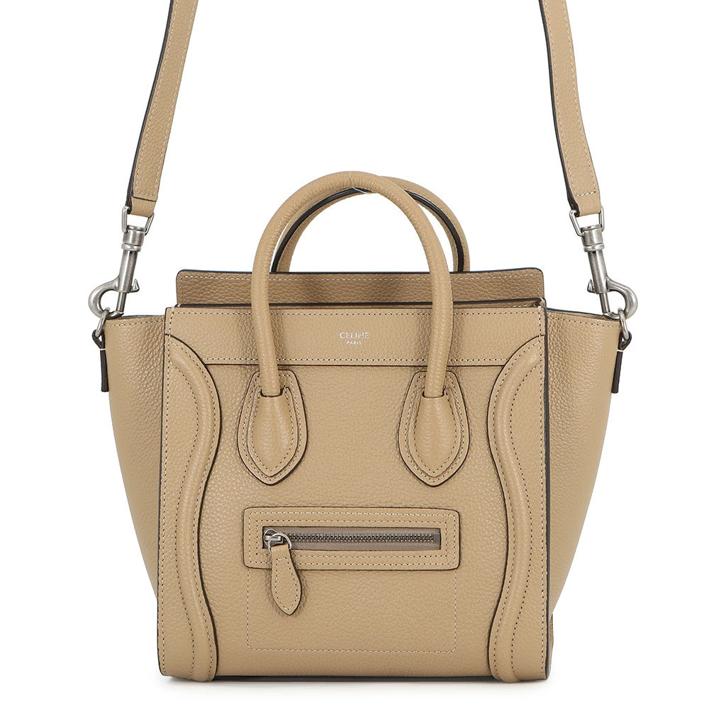 Celine handbag Luggage Tote Shopper leather Beige Cream bag